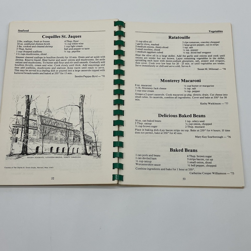 Vtg Hasty Elementary School PTA Cookbook Southern N.C. Recipes Spiral Bound - Picture 6 of 15